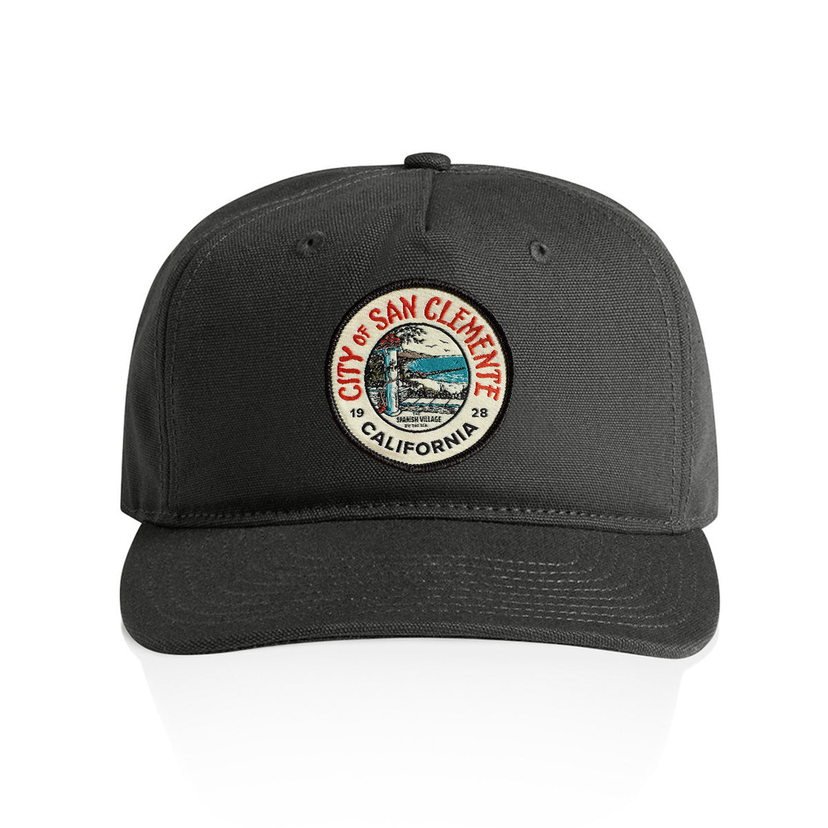 San Clemente Badge Hat - Coal